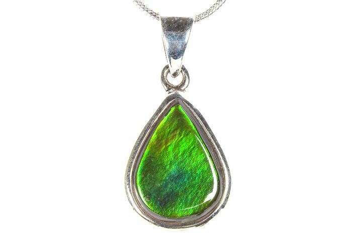 Stunning Ammolite Pendant (Necklace) - Sterling Silver #278448